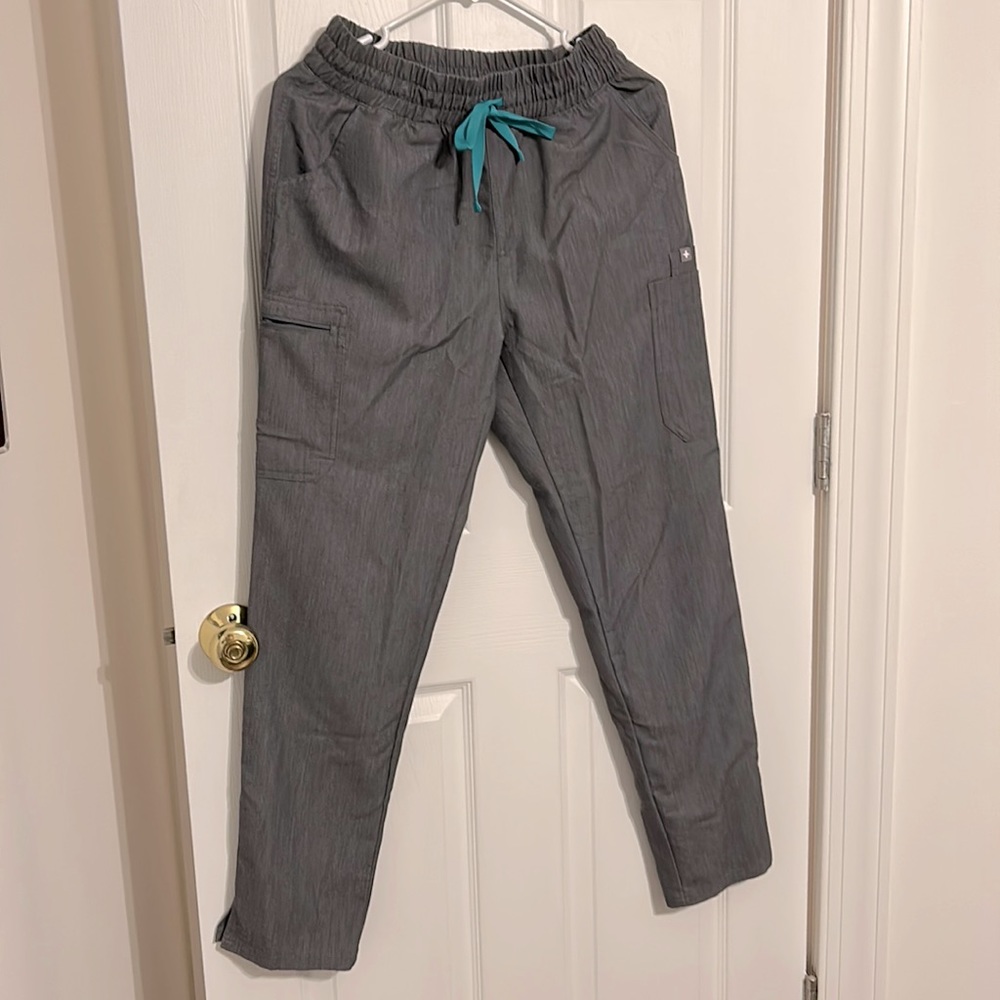 Figs high waisted Yola pants size small in graphite